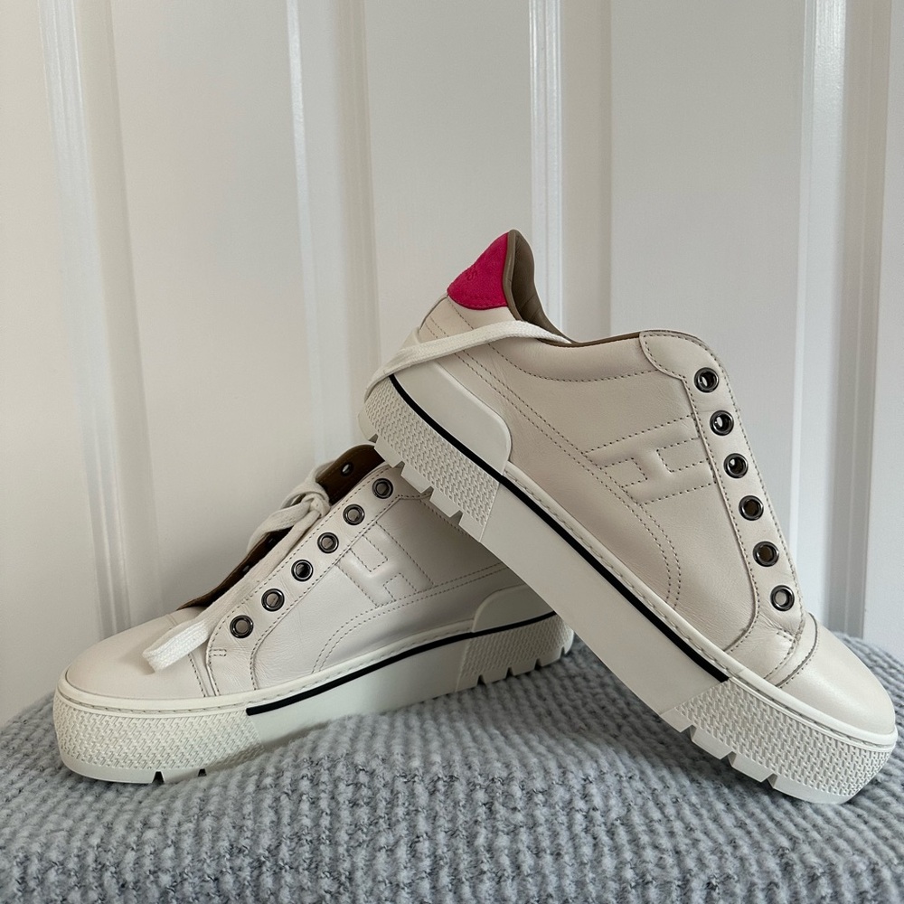 Hermes Voltage blanc rose size 7